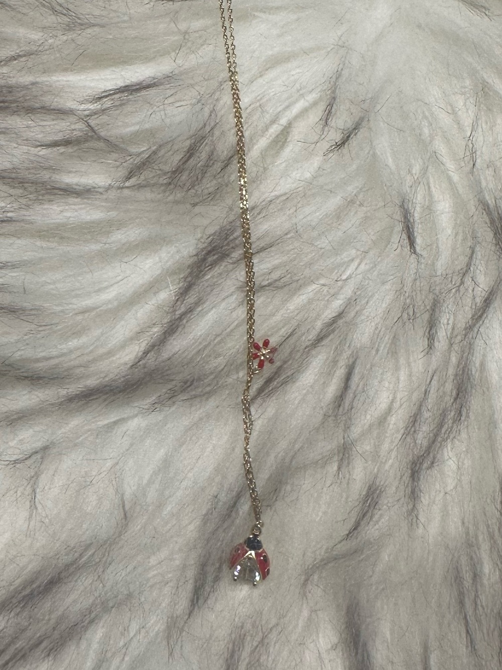 Ladybug Drop Necklace - Women Jewelry